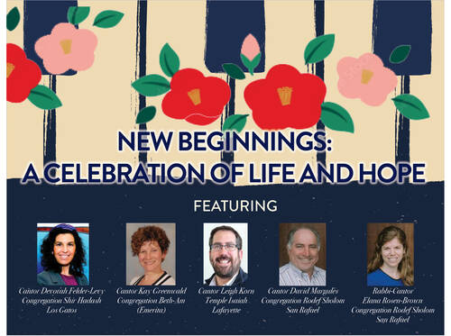 Banner Image for New Beginnings, A Celebration of Life and Hope: A Concert Featuring Cantors from Around the Bay Area